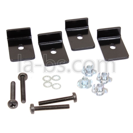 Kit de 4 x pattes de fixation/ecrous prisonniers/rondelles/vis