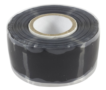 Ruban autosoudant en silicone - 24mm x 3,6m - noir - LEMARK