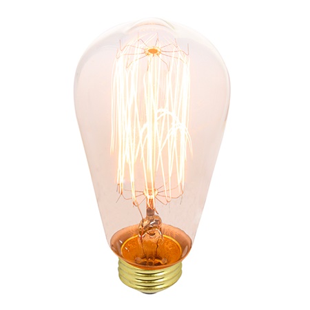 Lampe type rustique 100W E27 2700K 400lm 3000H