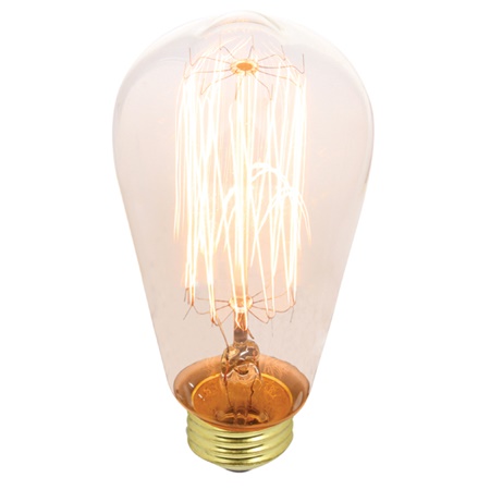 Lampe type rustique 40W E27 2700K 160lm 3000H