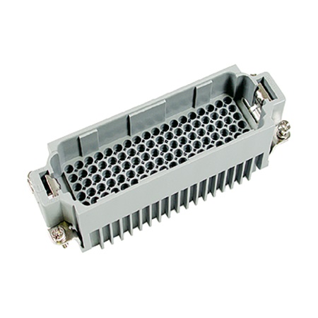 Insert mâle 108 contacts 10 Ampères (connexion à sertir) HARTING