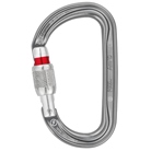 Mousqueton asymétrique léger PETZL Am Screw-Lock - Couleur: Gris / Alu