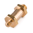 Spigot hexagonal double pas de vis 3/8