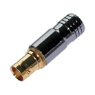 Fiche femelle BNC 75Ohm à souder pour câble coaxial Ø 5,9mm HICON