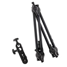 Bras articulé double MANFROTTO - 2 sections - 625mm - spigot mâle 16mm