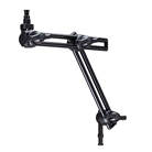 Bras articulé double MANFROTTO - 2 sections - 625mm - spigot mâle 16mm