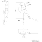 Clamp BABY fixation mâle 16mm AVENGER C210