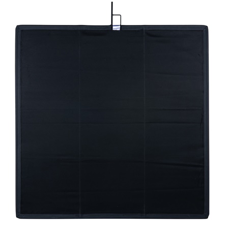 Drapeau noir Cutter Floppy AVENGER I1031B 48''x48'' - Cadre en acier