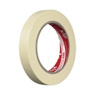 Adhésif papier lisse crêpé KIP 3804 - 18mm x 50m Beige Clair