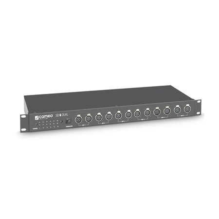Splitter / booster de signal DMX512, 6 sorties opto-isolées CAMEO