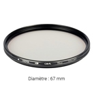 Filtre HOYA polarisant circulaire HD - Diamètre : 67mm