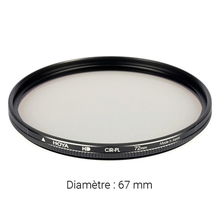 Filtre polarisant circulaire HD Mk II CIR-PL - Diamètre : 67mm 