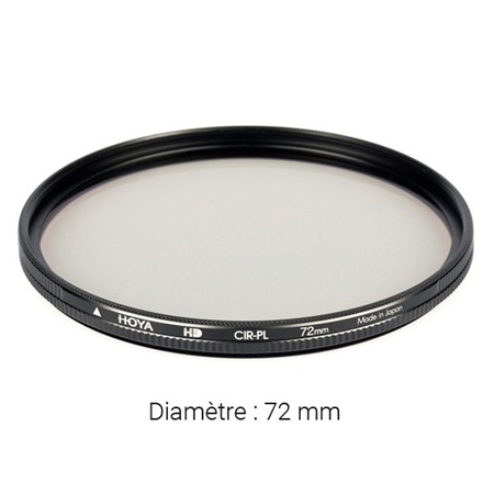 Filtre polarisant circulaire HD Mk II CIR-PL - Diamètre : 72mm 