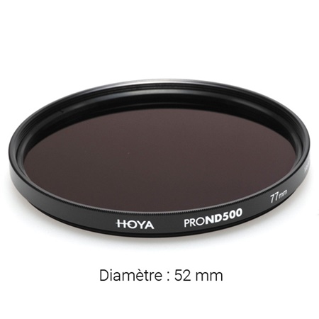 Filtre gris neutre HOYA Neutral Density Pro ND500 - Diamètre : 52mm