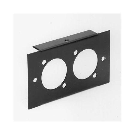 Face avant pour 2 embases Neutrik série D pour CADRE/2U PENN ELCOM