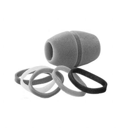 Bonnette anti-vent grise Sennheiser pour E800 E900 + 5 anneaux colorés