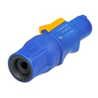 Fiche mâle d'arrivée secteur NEUTRIK powerCON bleue 20A 250V 