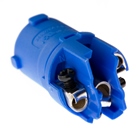 Fiche mâle d'arrivée secteur NEUTRIK powerCON bleue 20A 250V 