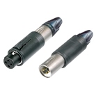 Fiche XLR 3 points CONVERTCON mâle/femelle droite NEUTRIK