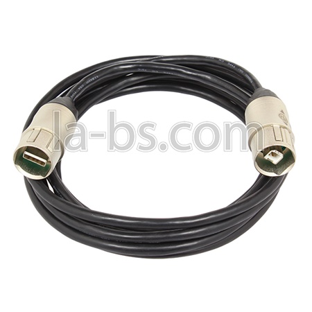 Cordon NEUTRIK USB 2.0A mâle - B mâle - 5m