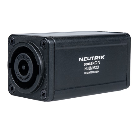 Adaptateur speakON/speakON 8 points sans verrouillage NEUTRIK