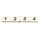 Etiquette pour module REAN NSB 1 à 4 IN