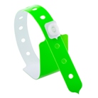 Bracelet large d'identification vinyle XL 25cm x 25mm vert fluo