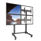 Support chariot pour mur d'image Fusion CHIEF sur roulettes - 2x2