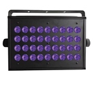 Lumière noire 36 x 3W angle large pilotable DMX512/auto/music