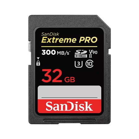 Carte mémoire SANDISK SD HC Extreme Pro UHS-II - 32 Go