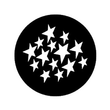 Gobo ROSCO stars 1 en verre - Taille 22.5mm