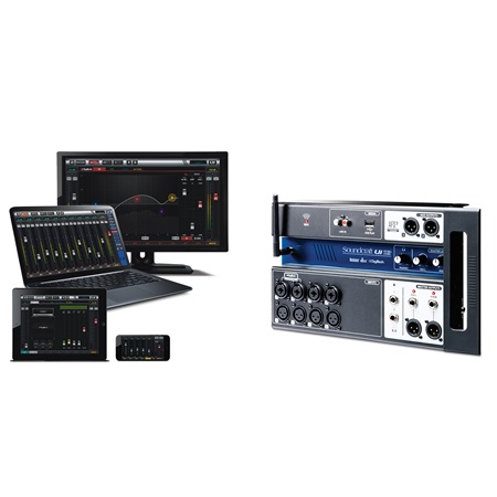 Console numérique 12 voies, compatible OS/Win/iOS/Androïd Soundcraft