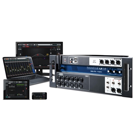 Console numérique 16 voies, compatible OS/Win/iOS/Androïd Soundcraft