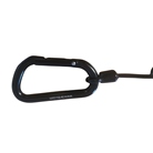 Câble en spiral de sécurité pour attache des outils - avec mousqueton