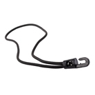 Attache noire élastique de type sandow - Lg: 14.5cm Diam. 4mm