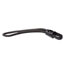 Attache noire élastique de type sandow - Lg: 25cm Diam. 4mm