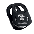 Poulie à flasques oscillants Noir PETZL Rescue M P50BA01