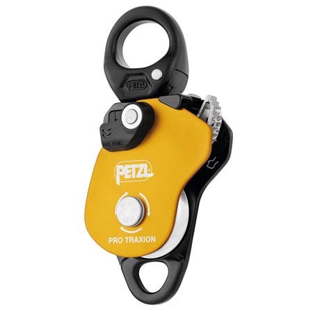 Poulie bloqueur à flasques oscillantes PETZL Pro Traxion