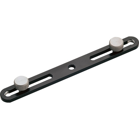 K&M 236 – Barrette De Couplage 4 Micros – Barre Microphone Noire, Longueur 365 Mm, Filetage 3/8"