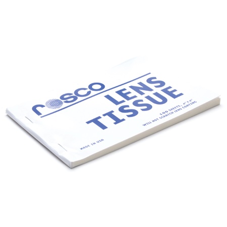 Pack de 100 papiers optique ROSCO ''Lens Tissue'' pour nettoyage