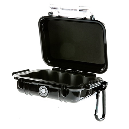 Valise PELI MicroCase 1010- Dim. int. : 11,1x7,3x4,3 (2,4+1,8) cm