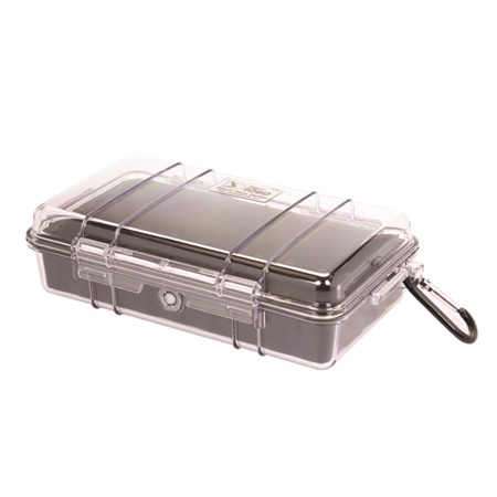 Valise PELI MicroCase 1060- Dim. int. : 21x10,8x5,7 (3,7+1,8)cm