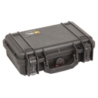 Valise PELI CASE NOIR - Dim Int : 26.8 x 15.3 x 8 (5,3+2,7)cm