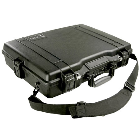 Valise Laptop Case PELI NOIR - Dim Int : 47,9 x 33,3 x 9,7 (6,8+2,8)cm