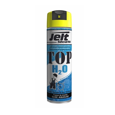 Peinture de marquage (tenue longue durée) en aérosol 650ml Jaune fluo