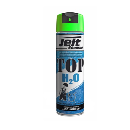 Peinture de marquage (tenue longue durée) en aérosol 650ml - Vert fluo