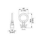 Pion de levage simple Anneau d'accrochage PENN ELCOM