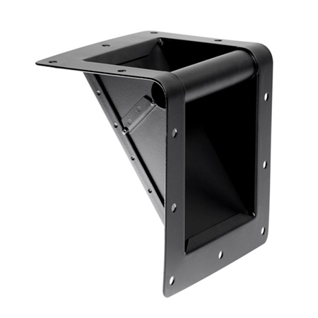 Poignée d'enceinte pour angle en acier - 160x160x115mm - NOIR