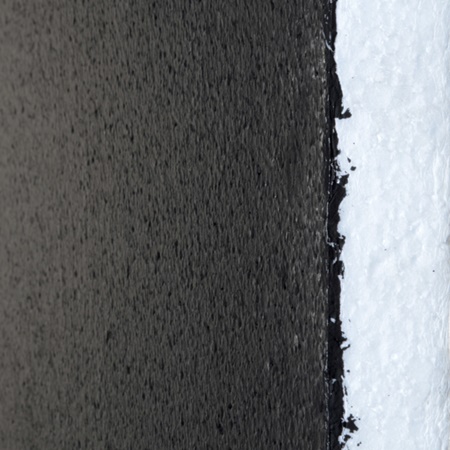 Plaque de polystyrène pour réflecteur KETY arrière peint en noir 2x1m