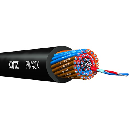 Câble analogique KLOTZ 40 paires 0,22mm² bobine de 6m